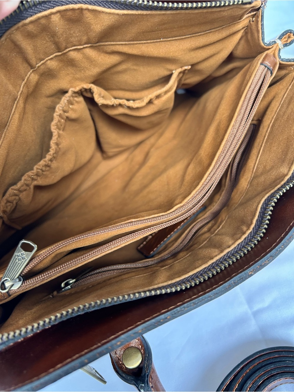 Patricia Nash Floral Leather Calvi Satchel in Prairie Rose Model P272170X - Picture 5 of 11